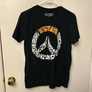 Blizzard Adult Overwatch T-shirt Black Size Medium